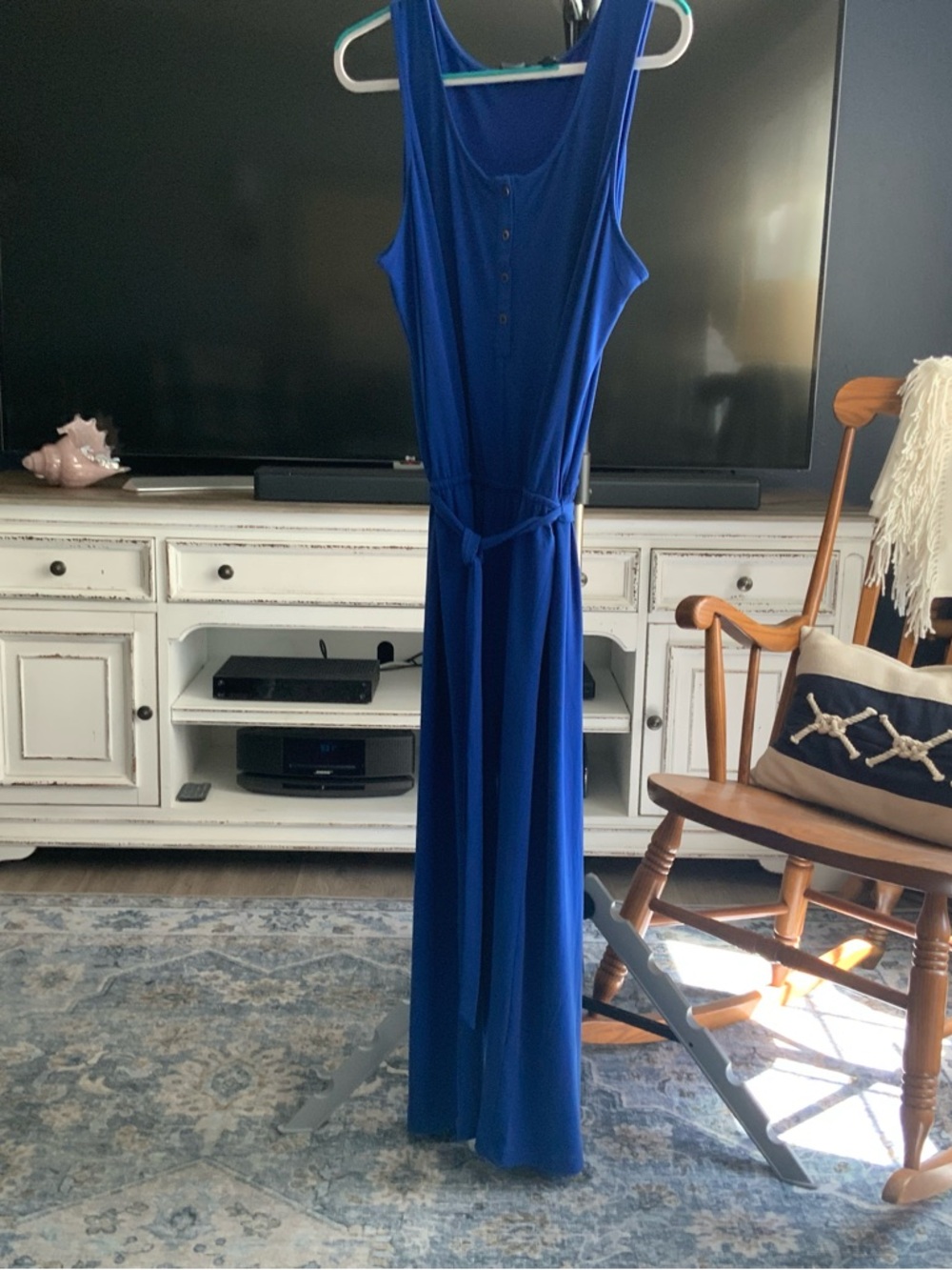 Susan Graver Cropped Jumpsuit